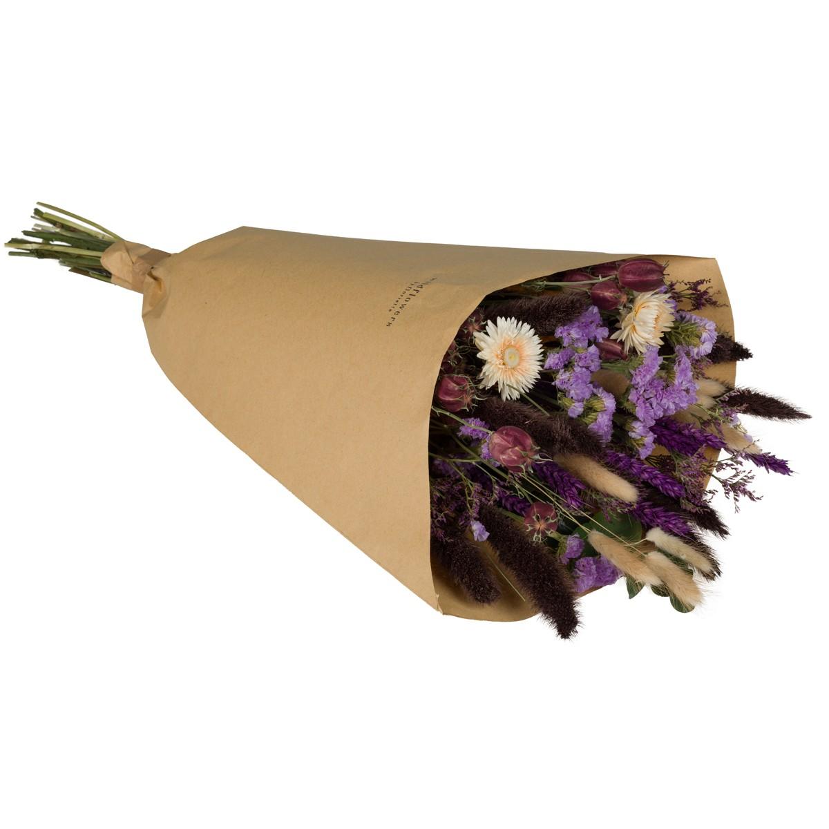 Getrocknete Blumen Field Bouquet Large Meadow Violet 60cm
