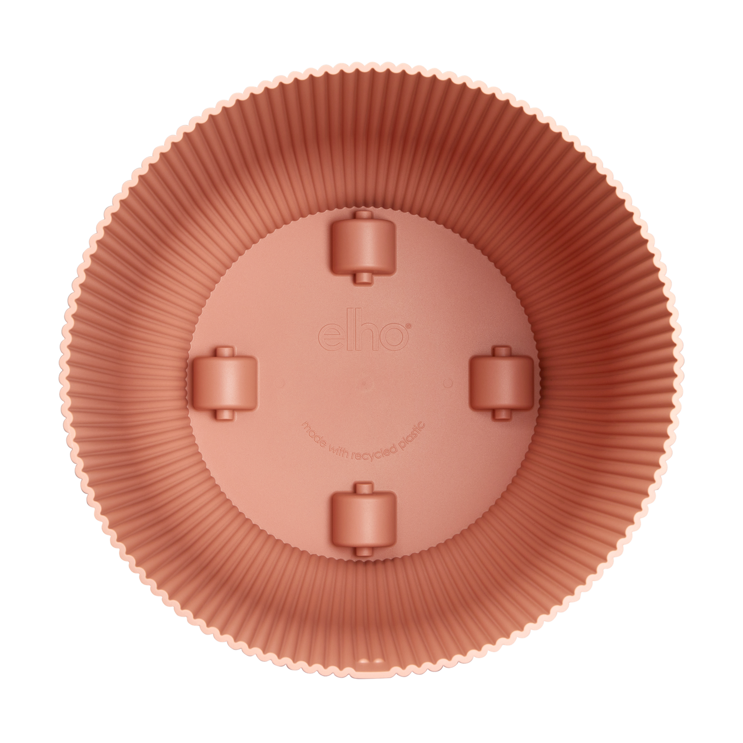 Elho Vibes Fold Rundtopf Rosé mit Rollen D35xH33 cm