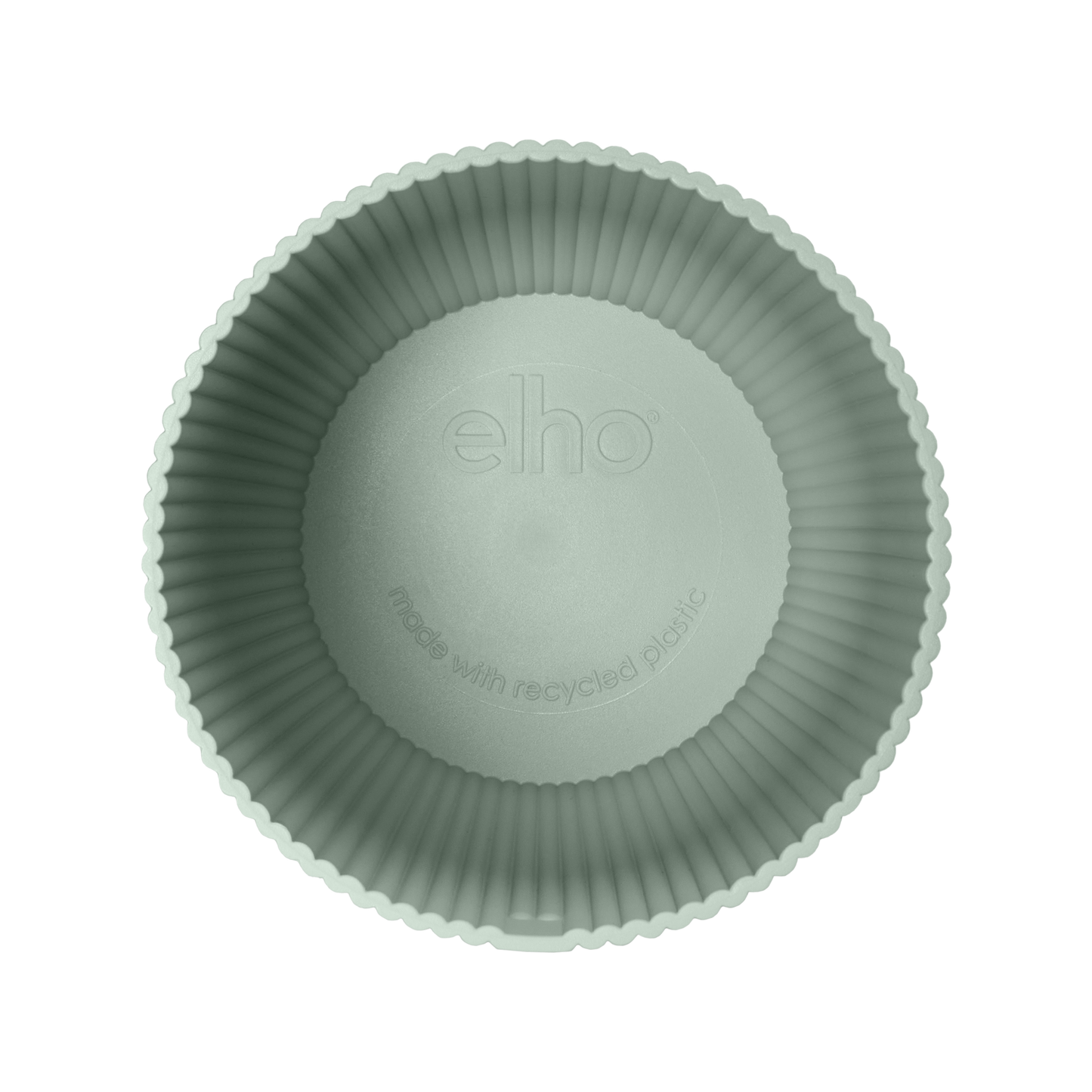 Elho Vibes Fold Round Pflanztopf Grün D14 x H13 cm