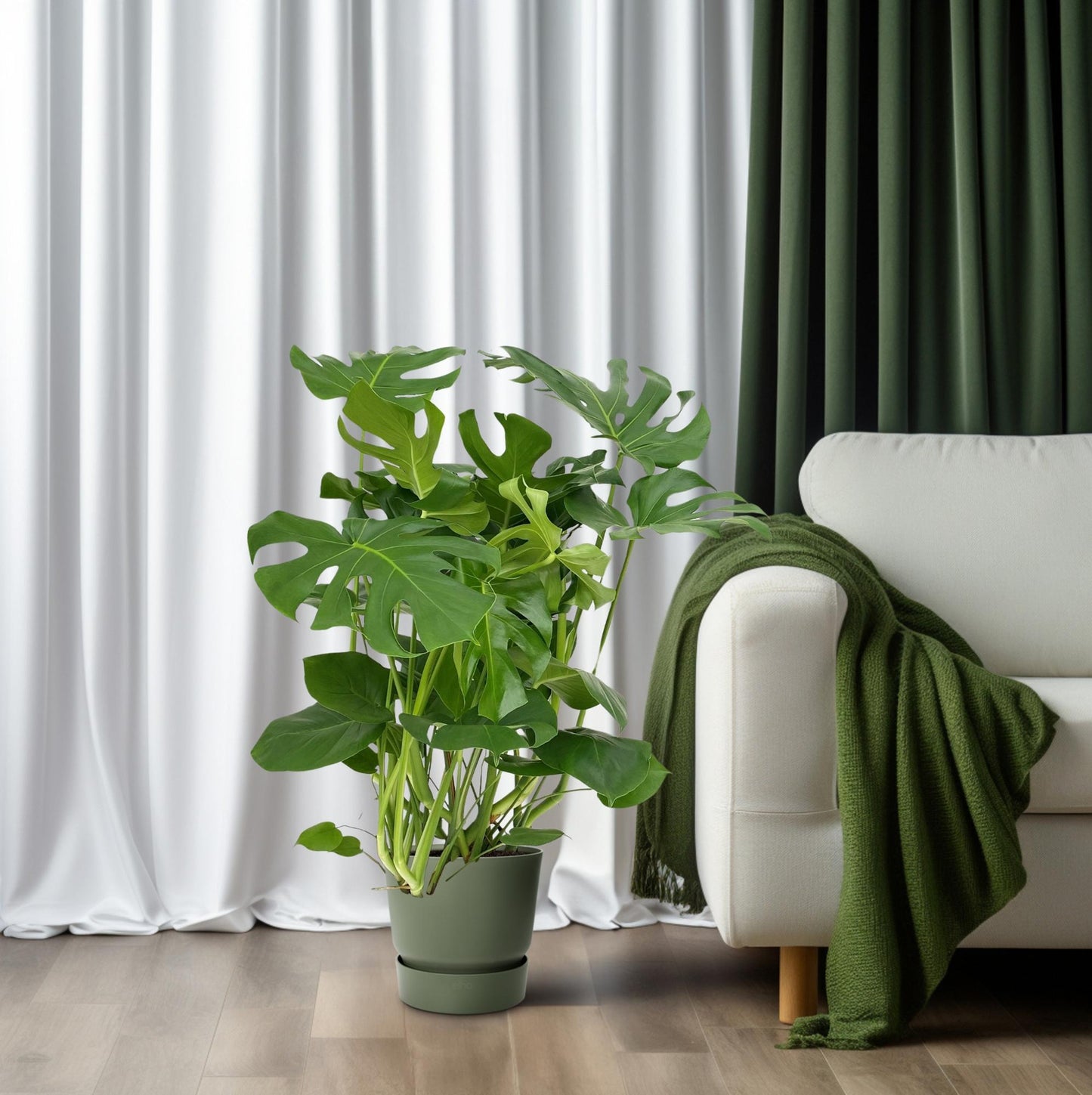 Monstera Deliciosa – Pflegeleichte Tropische Zimmerpflanze 100 cm