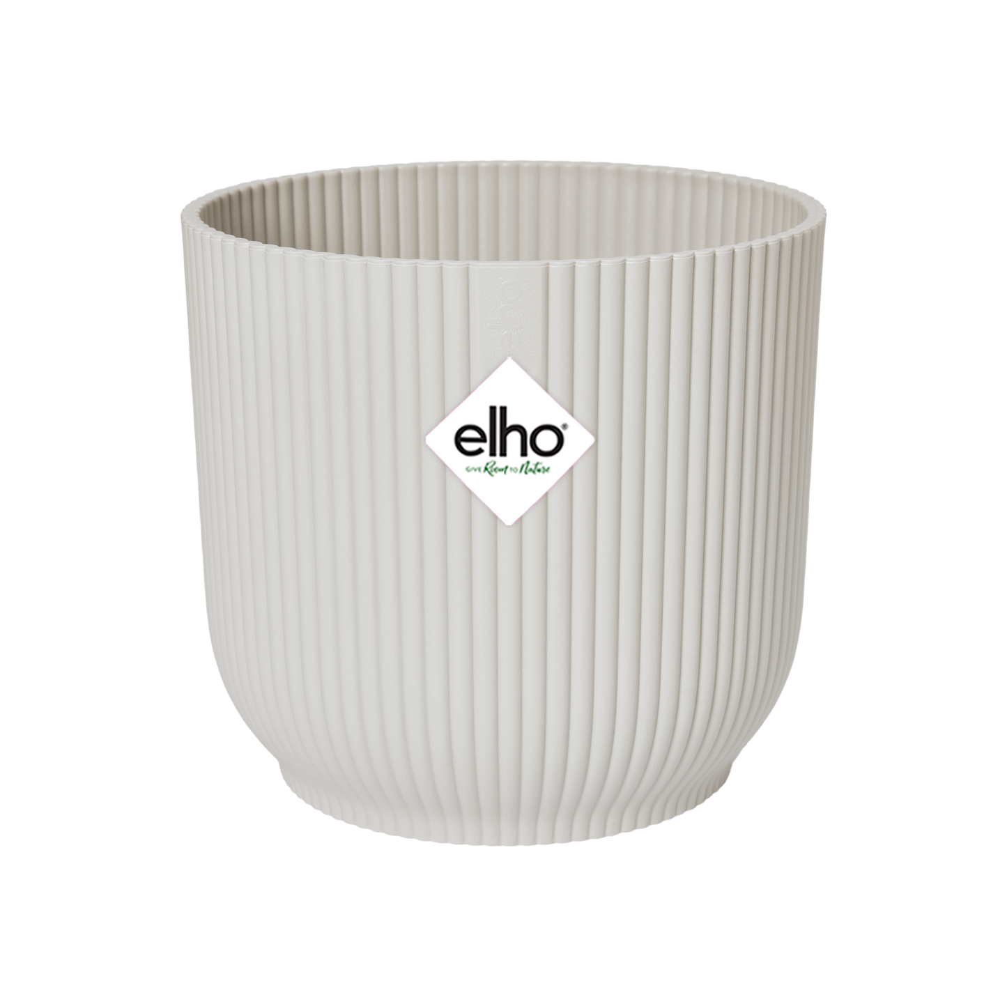Elho Vibes Fold Round Pflanztopf Weiß D22 x H20 cm
