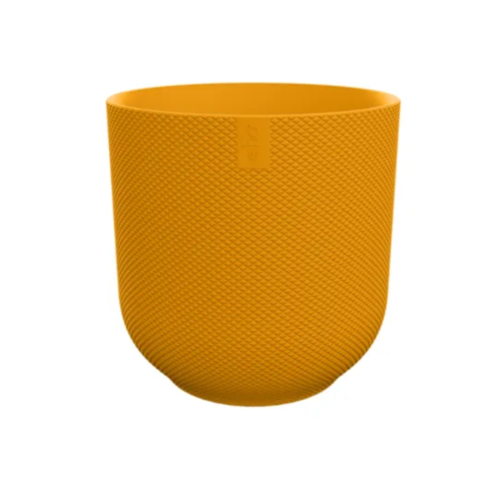 Pot Elho Jazz Round Amber Yellow – Moderner Pflanzkübel 23 cm