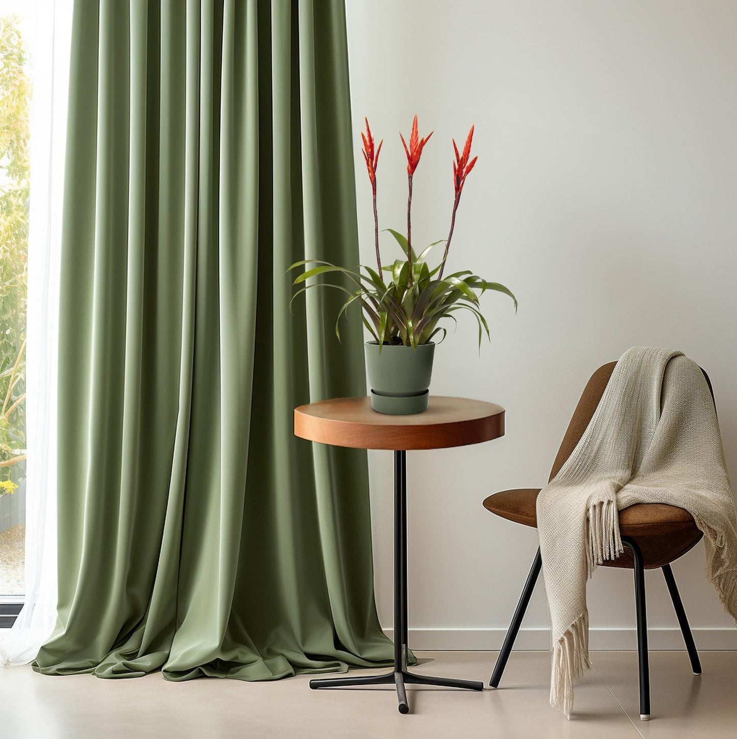 Vriesea Elan Toef – Luftreinigende Zimmerpflanze Ø12cm, 55cm hoch