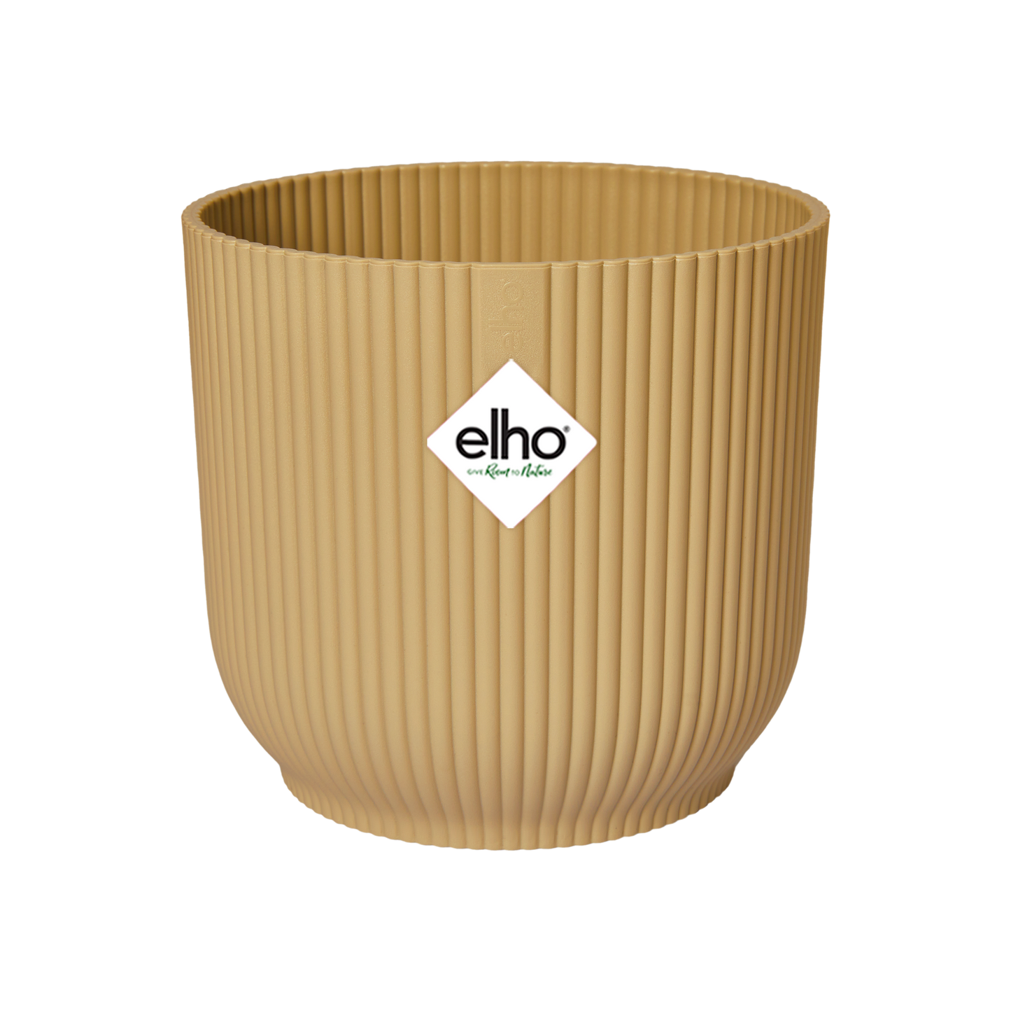 Elho Vibes Fold Round Blumentopf Gelb D14 x H13 cm
