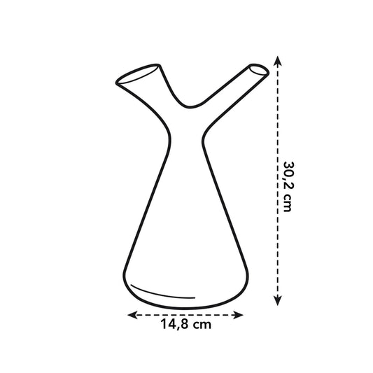 Plunge Gießkanne 1,7L Anthrazit – Ergonomisch & Robust