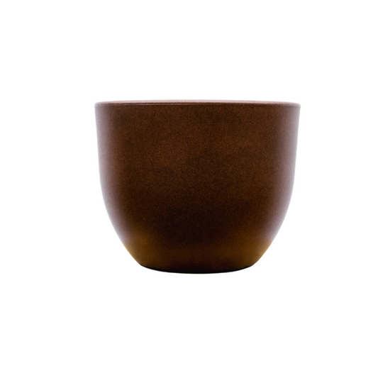 Pot Eggy Bronze – Moderner Pflanztopf D65 x H51 cm