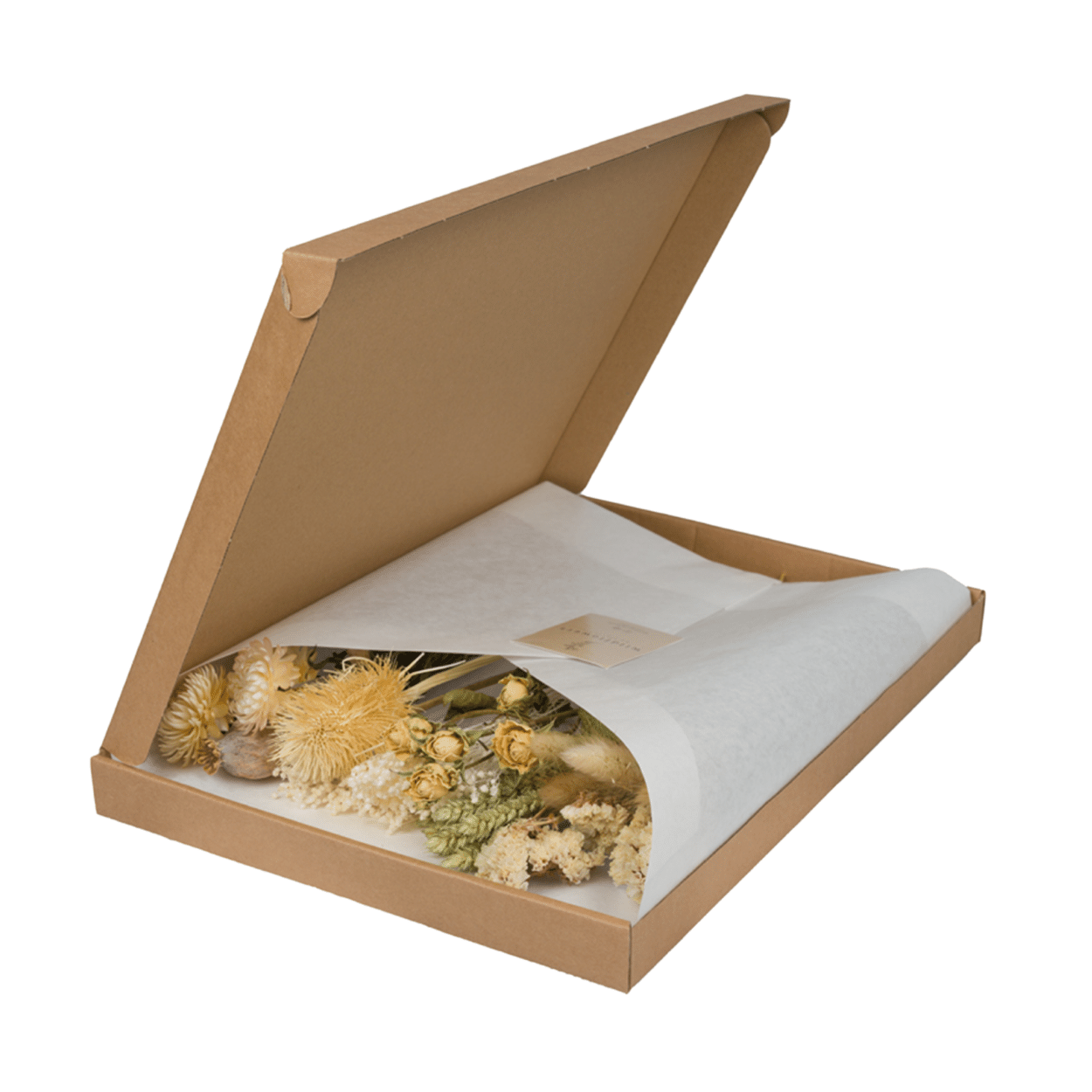 Trockenblumen im Briefkasten – Natural
