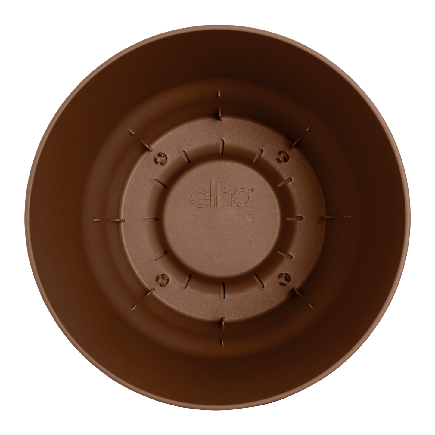 elho Greenville Rundtopf Braun Ø30 x H28 cm
