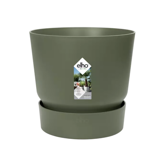 Elho Greenvile runder Pflanztopf Ø25 cm grün