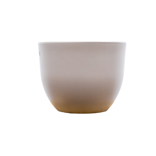 Pot Eggy Taupé – Moderner Pflanzentopf D55 x H43 cm