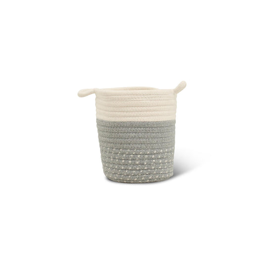 Korb Borneo Grau – Moderner Pflanzkorb Ø 18 cm