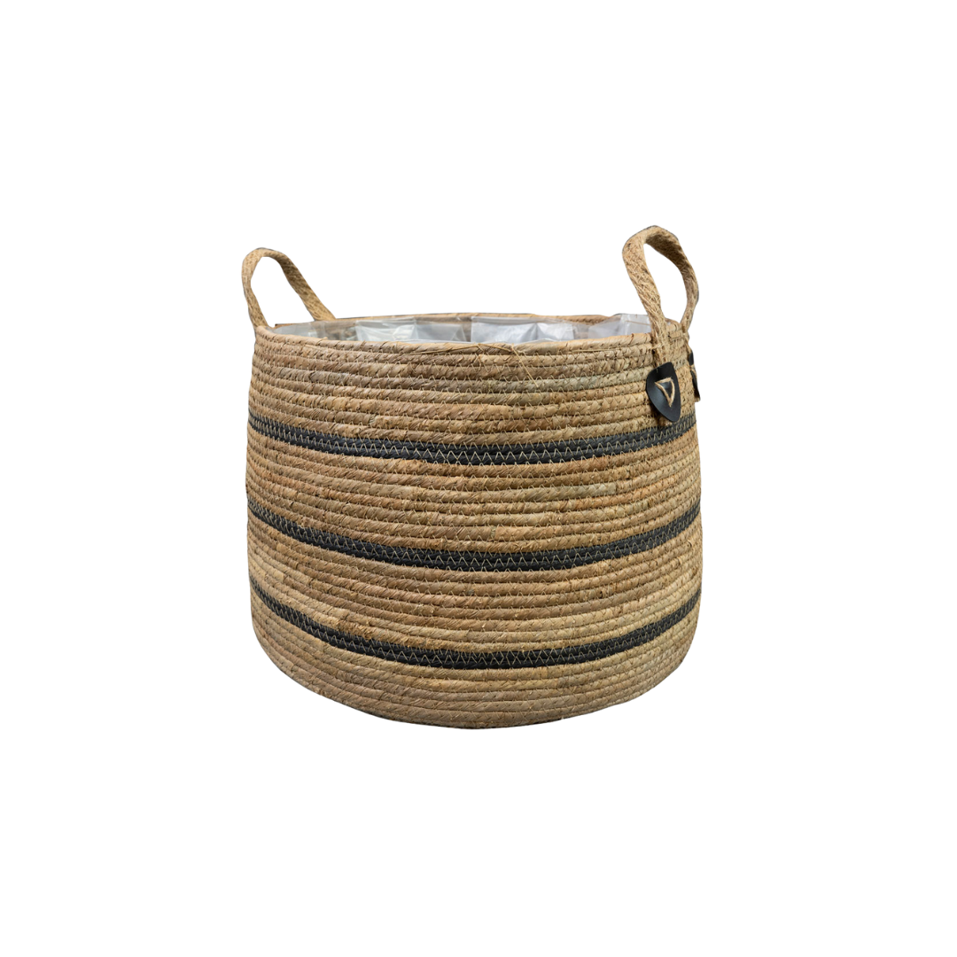 Mand Isla Black – Moderner Aufbewahrungskorb D43xH30 cm