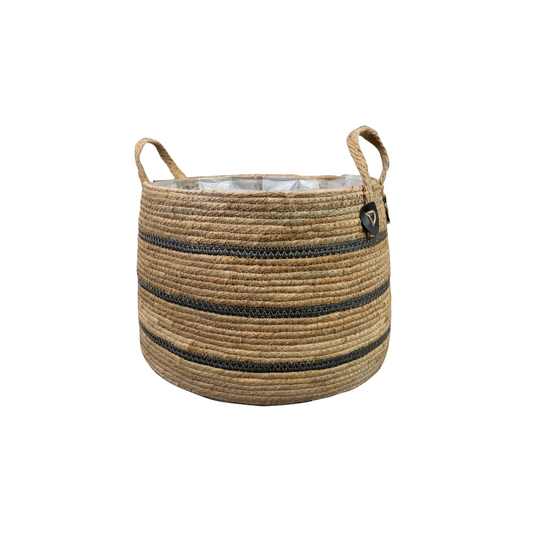 Mand Isla Black – Moderner Aufbewahrungskorb D43xH30 cm