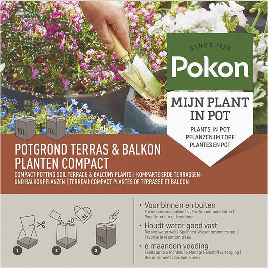 Coco Blumenerde Terrasse & Balkon Kompakt – 20L