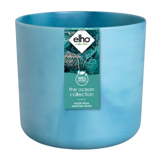 Elho Ocean Round Blumentopf Atlantic Blue D14 x H13