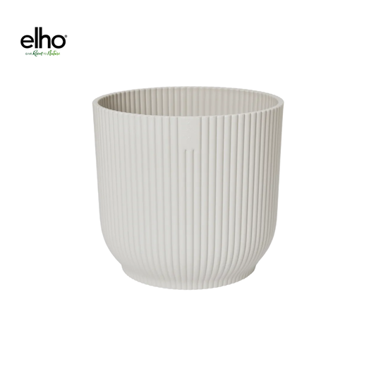 Elho Vibes Fold Round Pflanztopf Weiß D22 x H20 cm