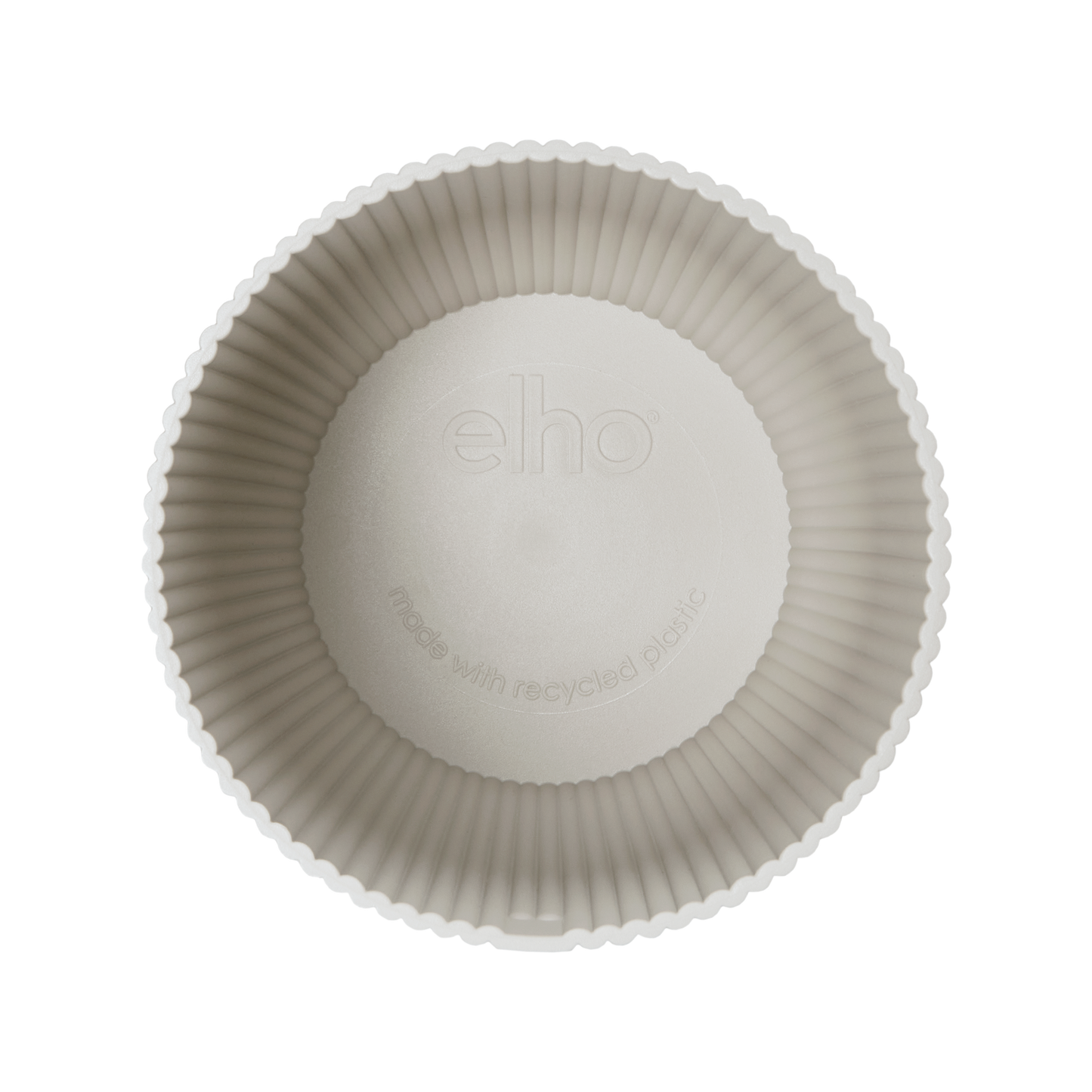 Elho Vibes Fold Round Blumentopf Weiß D25 x H23 cm