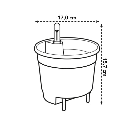 Self Watering Einsatz – 17 cm für pflegeleichte Pflanzen