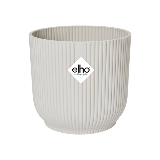 Elho Vibes Fold Rundtopf mit Rollen Ø35 x H33 cm Weiß