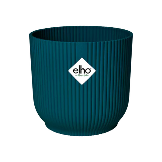 ELHO Vibes Fold 22cm Blauer Pflanzentopf – Modern & Nachhaltig