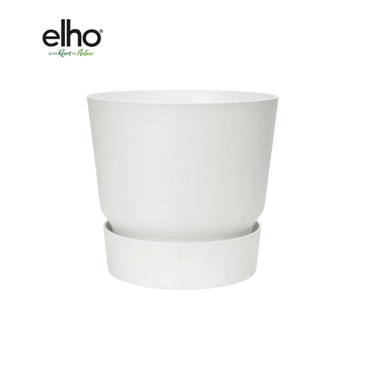 elho Greenville Round Pflanztopf Ø39 cm Weiß – Modern & Pflegeleicht