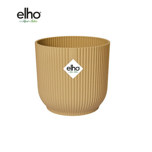 Elho Vibes Fold Round Blumentopf Gelb D14 x H13 cm