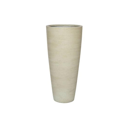 Dax Beige Washed Pflanztopf L – Modern & Robust