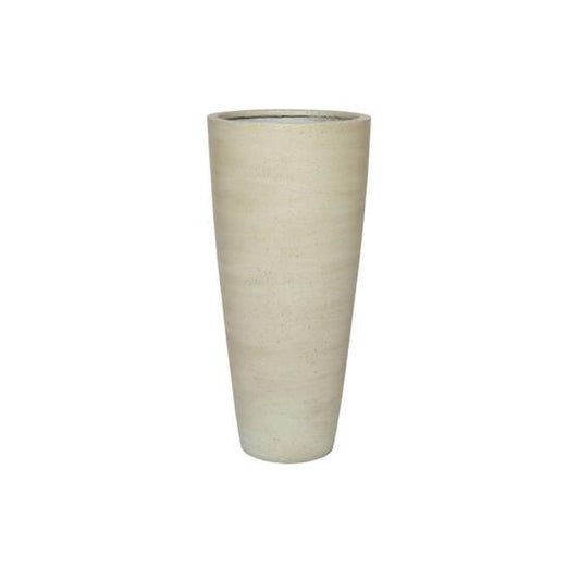 Dax Beige Washed Pflanztopf L – Modern & Robust