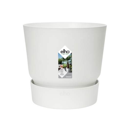 elho Greenville Round Blumentopf Weiß D14 x H13 cm