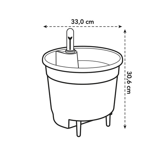 Self Watering Einsatz 33 cm – Automatische Pflanzenbewässerung