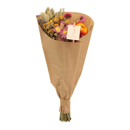 6xField Bouquet Multi – Bunter Trockenstrauß 60cm