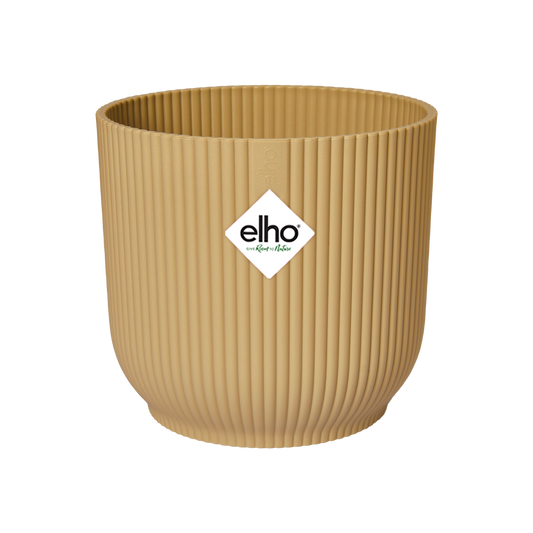 Elho Vibes Fold Round Blumentopf Gelb D14 x H13 cm