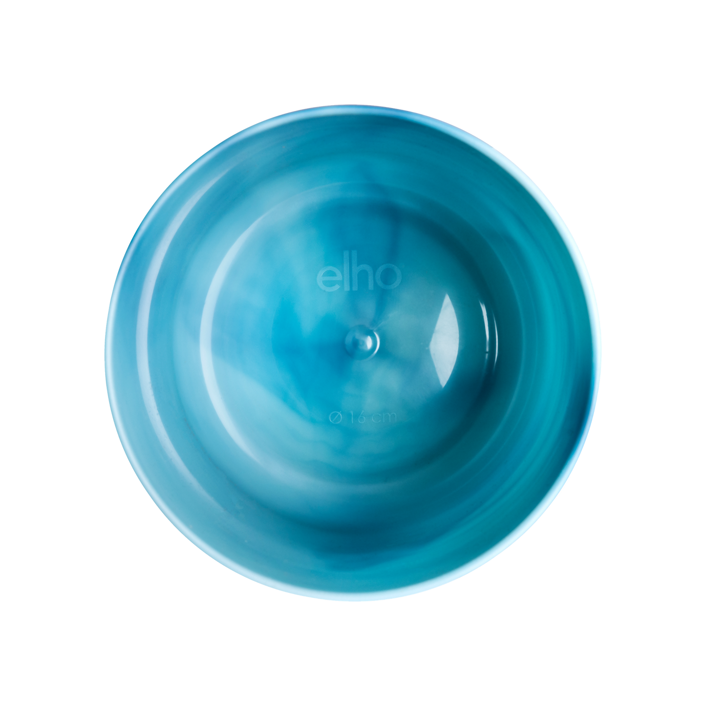 Elho Ocean Round Blumentopf Atlantic Blue D14 x H13