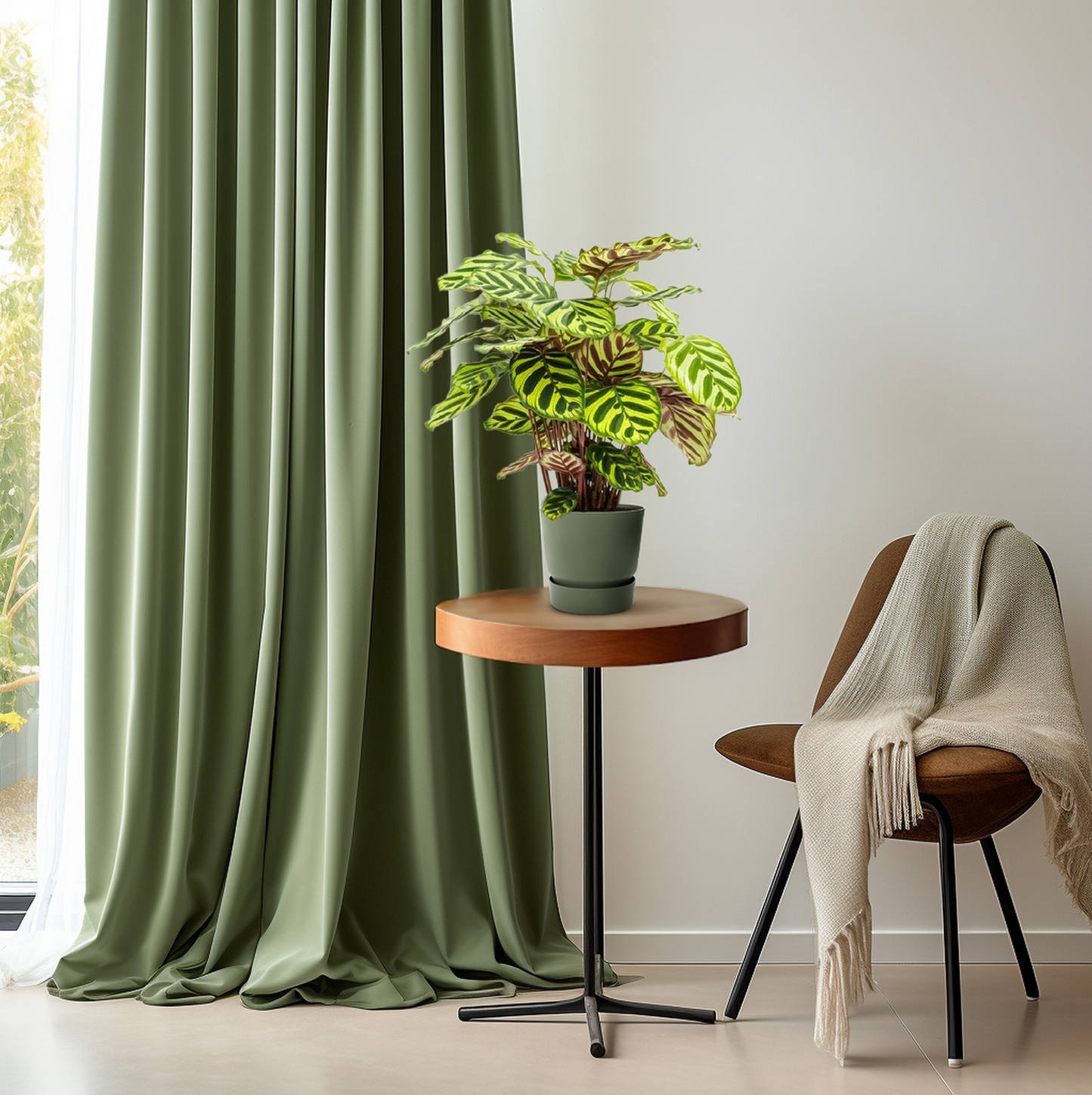 Calathea Makoyana – Pflegeleichte Trendpflanze Ø14cm