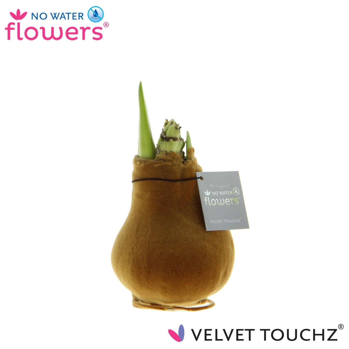 No Water Flowers Velvet Touchz® Copper – 15 cm pflegeleicht