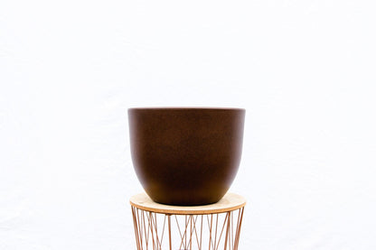 Pot Eggy Bronze – Moderner Pflanztopf D65 x H51 cm