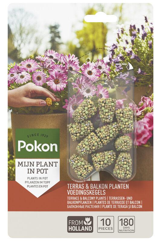 Terrasse & Balkon Pflanzen Futtertüten – 10 organische Nährstoffkegel