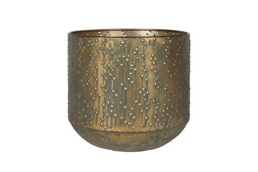 Keramiktopf Pot Lian Koper Grün – D19 cm, pflegeleicht & modern