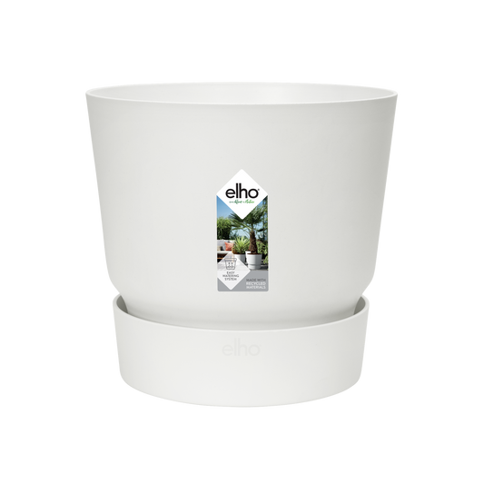 elho Greenville Rundtopf Weiß – Ø24 x H23 cm