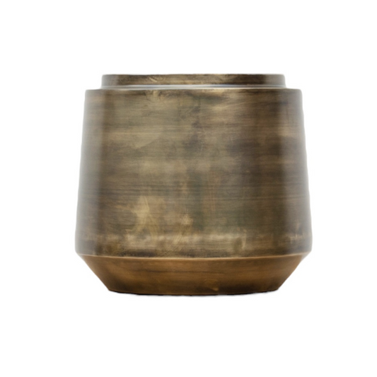 Pot Indigo Vintage Gold – Eleganter Pflanztopf D46xH41