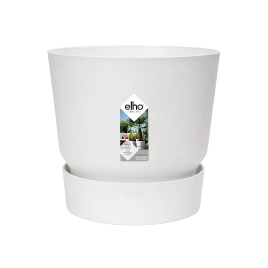 Moderner Pflanztopf Greenville Weiß 30 cm Innen & Außen